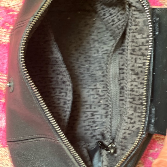 Longchamp backpack tote black LEATHER - Picture 2 of 9